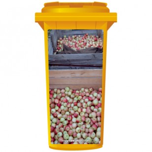 Filling The Apple Cart Wheelie Bin Sticker Panel